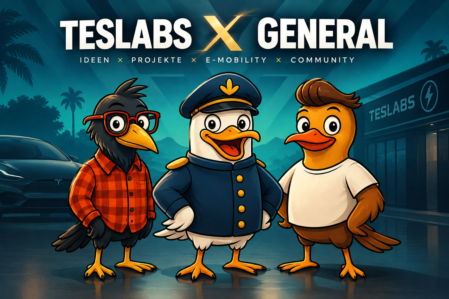 Teslabs und General Möwe